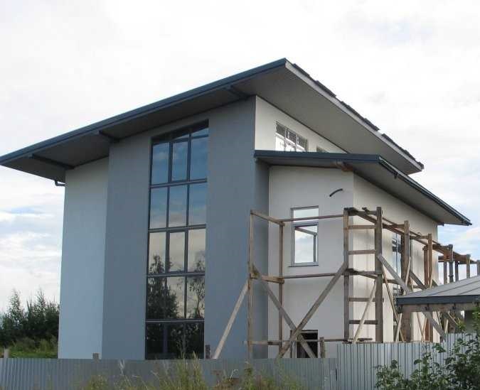 Однаскатная кровля